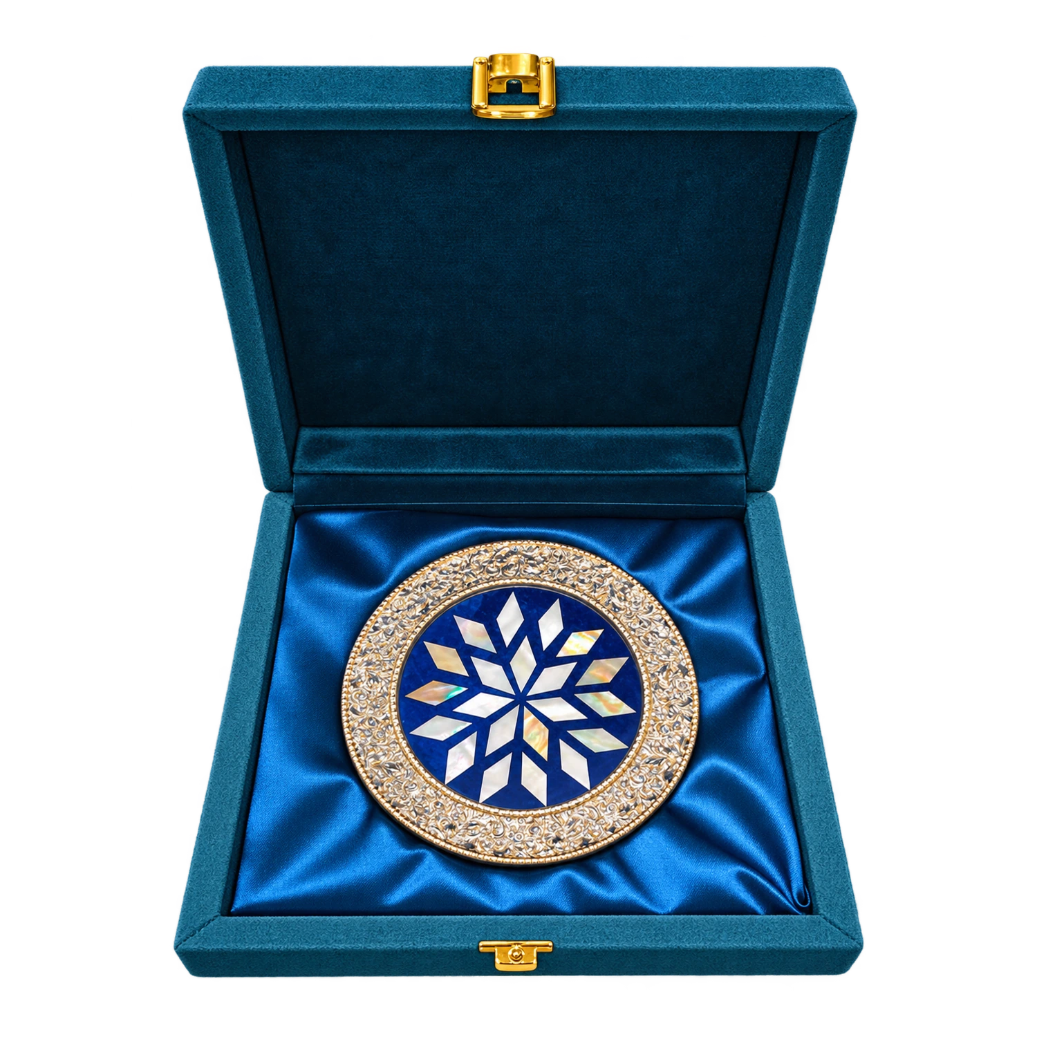 CRESTORA 999 Silver Plated Decorative Gift Box Article