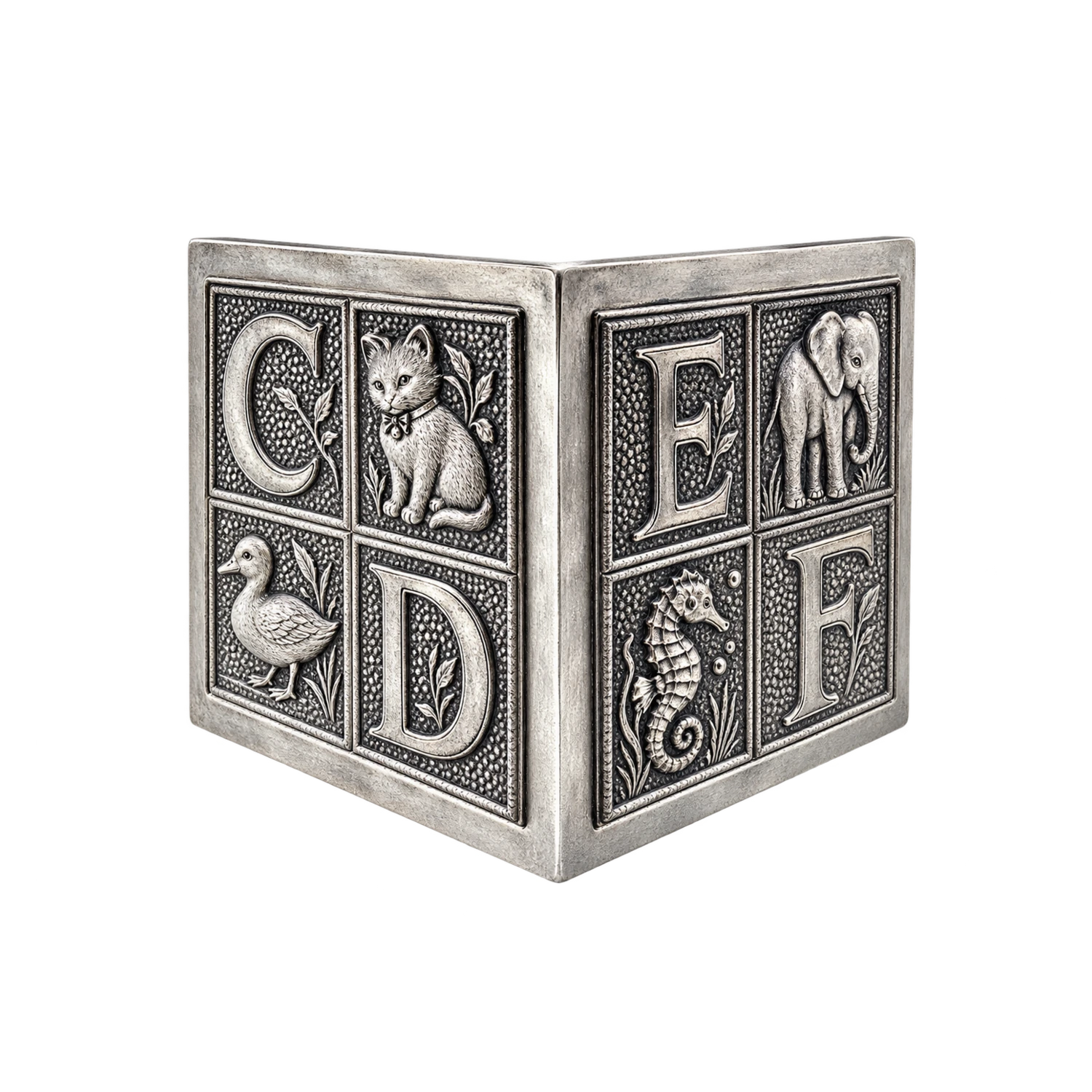 CRESTORA 999 Silver Plated Decorative Piggy Bank