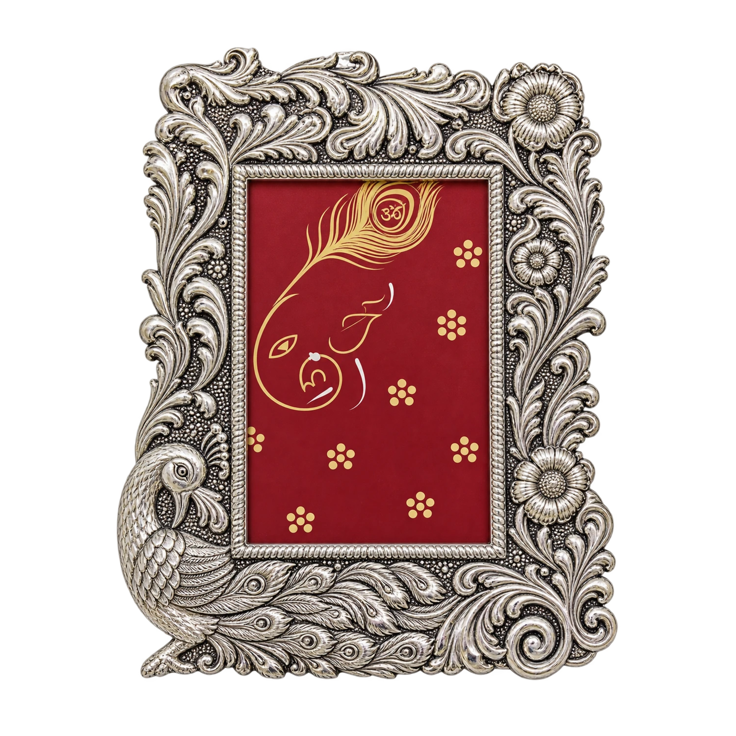Premium CRESTORA silver plated photo frame
